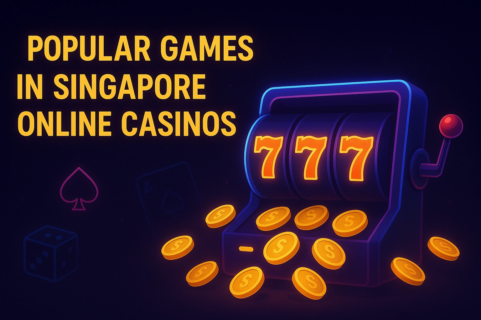 Popular Games in Singapore Online Casinos