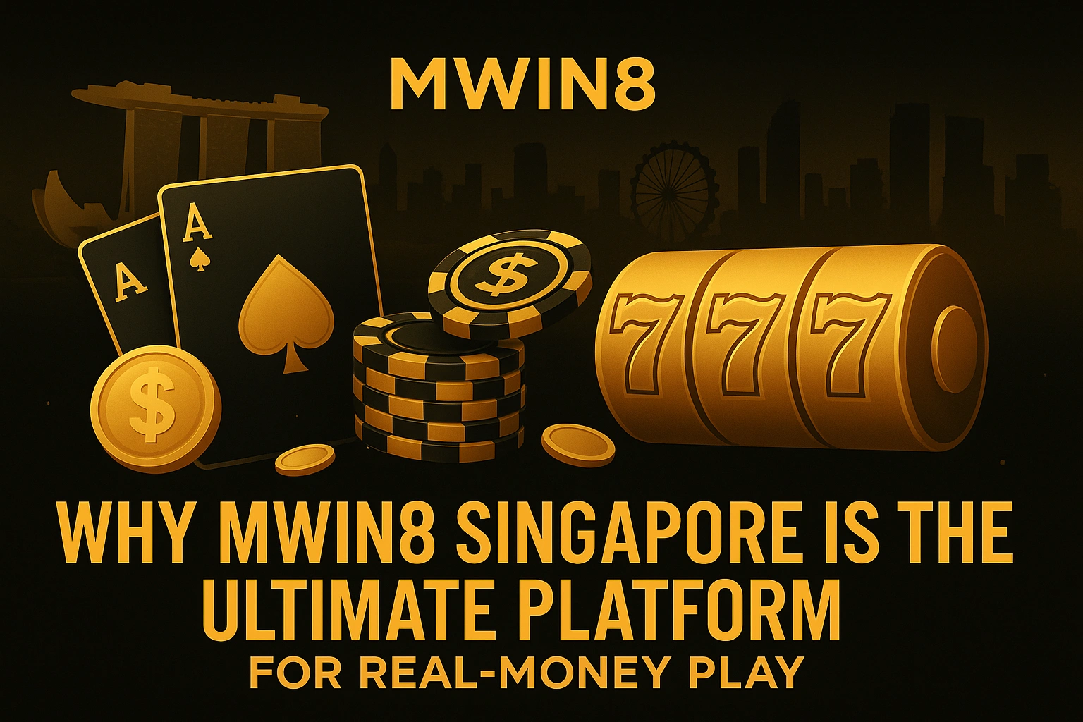 Why MWIN8 Singapore Is the Ultimate Platform for Real-Money Play