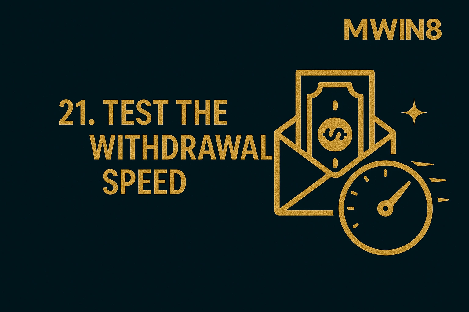 Withdrawal speedometer and banknote icon.